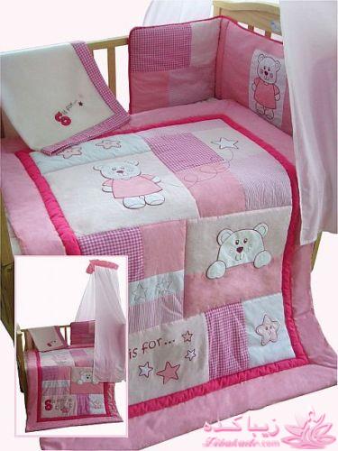 دوخت و تيكه دوزي سرويس خواب براي ني ني هاي خوشگل